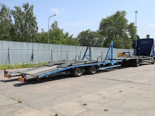 MAN TGM 12.280, PRO TŘI VOZIDLA, 12 TUN, SPACÍ NÁSTAVBA+ PŘÍVĚS SVAN CHTP10 PRO TŘI VOZIDLA