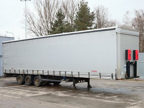 Kögel S 24-1,   LOW DECK, TŘÍSTRANNÁ SHRNOVACÍ PLACHTA, ZVEDACÍ NÁPRAVA, NÁPRAVY SAF