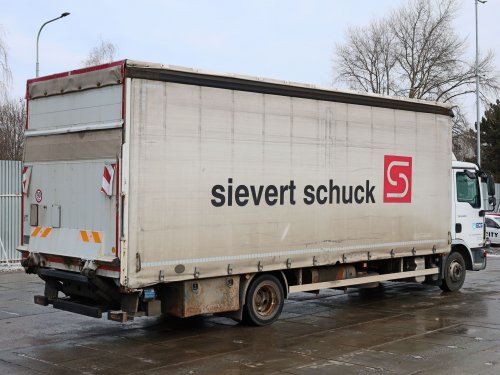 MAN TGL 12.220, EURO 6, 18 PALET, HYDRAULICKÉ ČELO PALFINGER, TŘÍSTRANNÁ SHRNOVACÍ PLACHTA