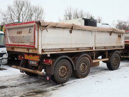 BODEX PC3, TŘÍSTRANNÉ SKLÁPĚNÍ, 24 TUN, 14 CBM,  NÁSTAVBA TECHNOCAR, KRYCÍ PLACHTA, ZVEDACÍ NÁPRAVA, SAF