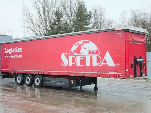 Schwarzmüller SPA 3/E,  STANDARD, 36 TUN, 34 PALET, TŘÍSTRANNÁ SHRNOVACÍ PLACHTA XL, PŘÍZDVIH STŘECHY, HLINÍKOVÉ BOČNICE