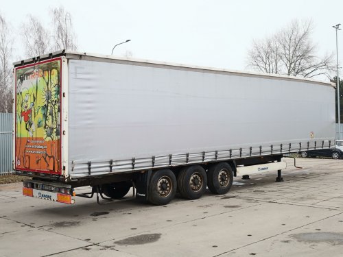 Krone SD PROFI LINER, STANDARD, 34 PALET, TŘÍSTRANNÁ SHRNOVACÍ PLACHTA, KOTOUČOVÉ BRZDY