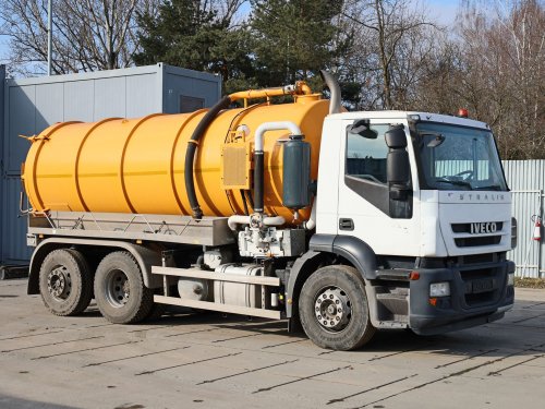 Iveco STRALIS 360, CISTERNA PRO SVOZ ODPADNÍCH VOD, FEKÁL, 6x2, EURO 5 EEV