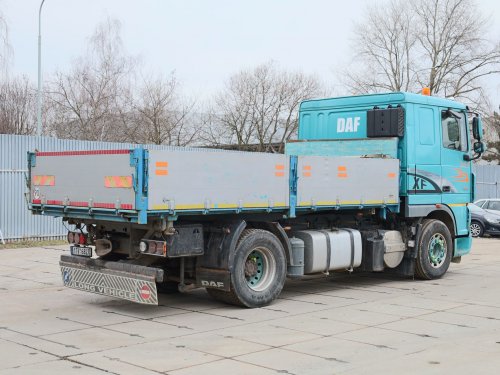 DAF XF 105.510, EURO 5, 18 TUN, TŘÍSTRANNÉ SKLÁPĚNÍ, ŽELEZNÁ PODLAHA, HLINÍKOVÉ ODJÍMATELNÉ BOČNICE, NOVÁ SPOJKA