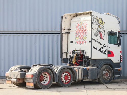 Scania R 440, EURO 6, STANDARD, 6x2, TOP LINE, OPTICRUISE, ZVEDACÍ NATÁČECÍ NÁPRAVA