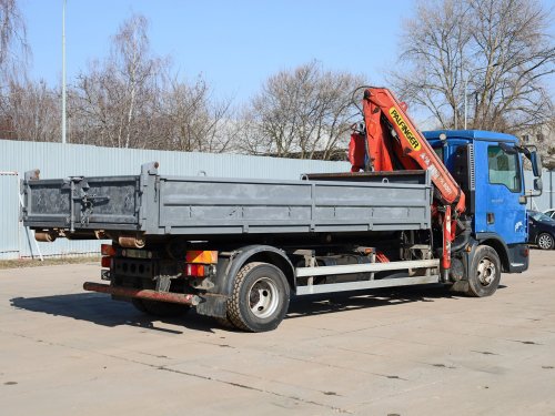 MAN TGL 12.220, EURO5, HYDRAULICKÁ RUKA PALFINGER PK 9001 