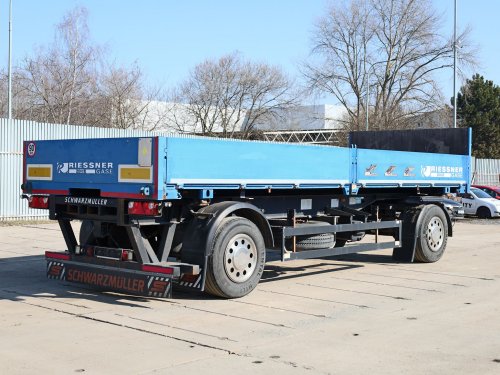 Schwarzmüller BDF 2/E, 18 TUN, SKLOPNÉ BOČNICE, TOP STAV