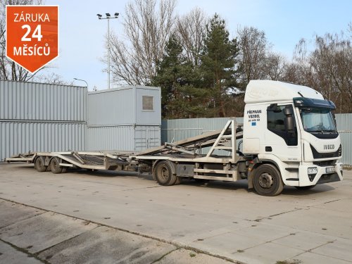 Iveco EUROCARGO 150E320, EURO 6, 15 TUN, HYDRAULIKA NA DO, ZESÍLENÉ NÁPRAVY+ PŘÍVĚS, 14 TUN