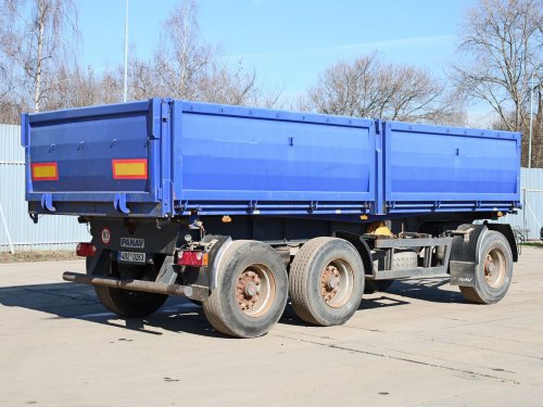 Panav PS3 24, HARDOX, 16 CBM, TŘÍSTRANNÉ SKLÁPĚNÍ, 24 TUN, NÁSTAVBA PANAV, ZVEDACÍ NÁPRAVA, NÁPRAVY SAF