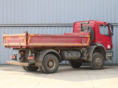 Mercedes-Benz AXOR 1829 AK, 4x4, EURO 5, 18 TUN, TŘÍSTRANNÉ SKLÁPĚNÍ, 3 MÍSTA, ADR, NÁSTAVBA MEILLER KIPPER