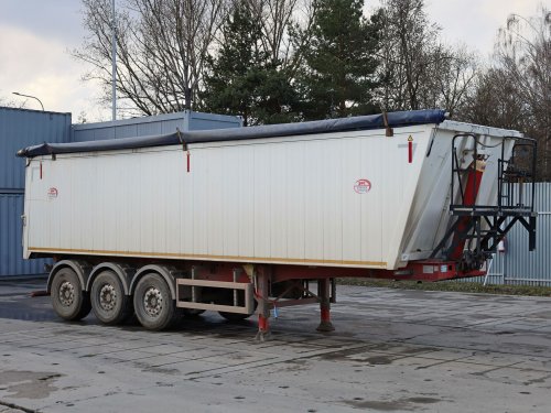 Reisch RHKS-3-AG09, 50 CBM, HLINÍKOVÝ, KRYCÍ PLACHTA, NÁPRAVY SAF 8 TUN, ZVEDACÍ NÁPRAVA, KOTOUČOVÉ BRZDY, ALU KOLA