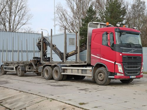 Volvo FH 460, 6X4, EURO 5, RETARDÉR, HYDRAULICKÁ RUKA KESLA TYP-2009ST + PŘÍVĚS ZASLAW D-659A