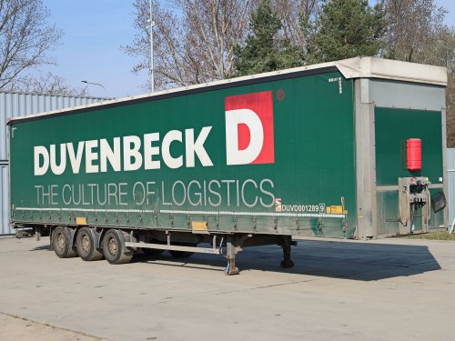 Panav NV036M, LOW DECK, TŘÍSTRANNÁ SCHRNOVACÍ PLACHTA, ZVEDACÍ NÁPRAVA