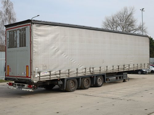 Schmitz CARGOBULL SCS 24/L,  LOW DECK, MULDA, ZVEDACÍ NÁPRAVA, PNEUMATICKÝ PŘÍZDVIH STŘECHY, TŘÍSTRANNÁ SHRNOVACÍ PLACHTA