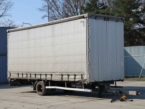 Panav TVL010 L, 18 PALET, 10 TUN, TŘÍSTRANNÁ SHRNOVACÍ PLACHTA