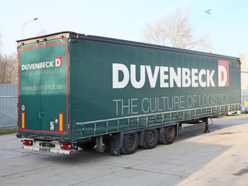 Schmitz SCB S3T, LOW DECK, TŘÍSTRANNÁ SHRNOVACÍ PLACHTA, NÁPRAVY SCHMITZ