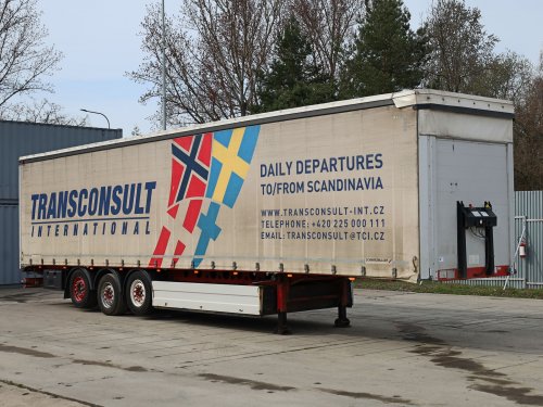 Schwarzmüller SPA 3/E, 36 TUN, STANDARD, NÁPRAVY SAF, ZVEDACÍ NÁPRAVA, KOTOUČOVÉ BRZDY, PŘÍZDVIH STŘECHY NA LEVÉ STRANĚ