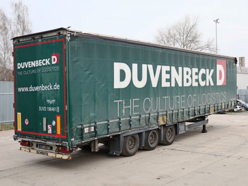 Schmitz SCS 24/L, LOW DECK, TŘÍSTRANNÁ SHRNOVACÍ PLACHTA,  NÁPRAVY SCHMITZ