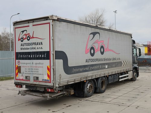 Mercedes-Benz ACTROS 2540,   6X2 6x2, EURO 6, SKLÁDACÍ HYDRAULICKÉ ČELO ZEPRO, ZVEDACÍ NÁPRAVA, AUTOMAT, TŘÍSTRANNÁ SHRNOVACÍ PL