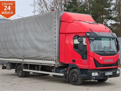 Iveco EUROCARGO 120EL, EURO 6, 12 TUN,HLINÍKOVÉ BOČNICE, PRAVIDELNÝ SERVIS 