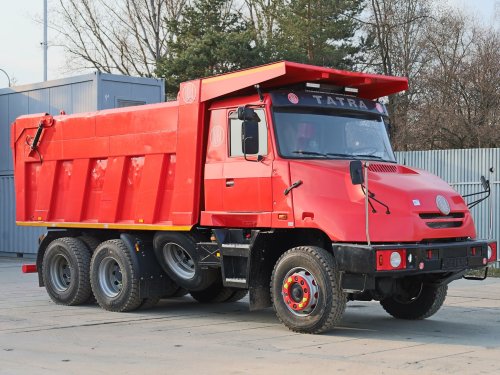 Tatra JAMAL 163-360, 6x6, HARDOX, DUMPER, 13 CBM, VYHŘÍVANÁ NÁSTAVBA, PŘETĚSNĚNÝ MOTOR, PŘETĚSNĚNÁ HYDRAULIKA