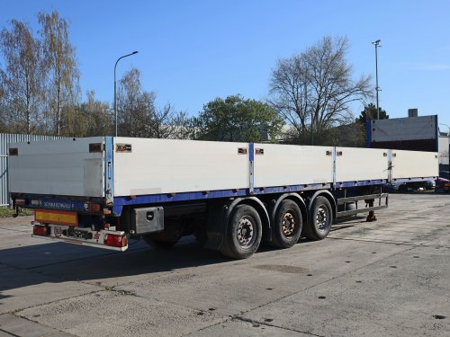 Schwarzmüller SPA 3/E STANDARD, VYSOKÉ ODJÍMATELNÉ BOČNICE, NATÁČECÍ ZADNÍ NÁPRAVA, SAF NÁPRAVY