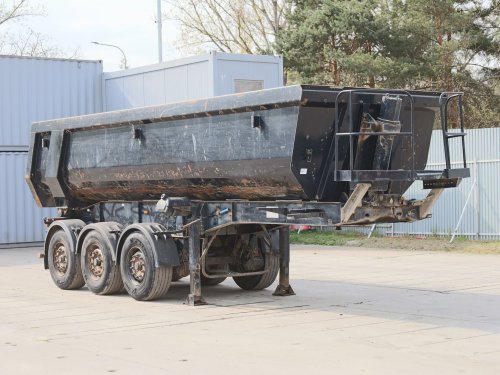 Schwarzmüller KIS-3/E, HARDOX, 24 CBM, DVĚ ZVEDACÍ NÁPRAVY