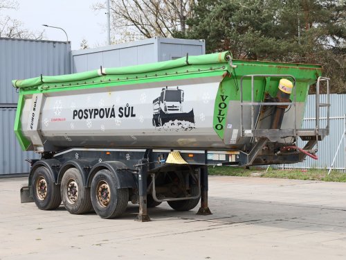 Schwarzmüller KIS 3/E, HARDOX, 26 CBM, ZVEDACÍ NÁPRAVA, NÁPRAVY SAF