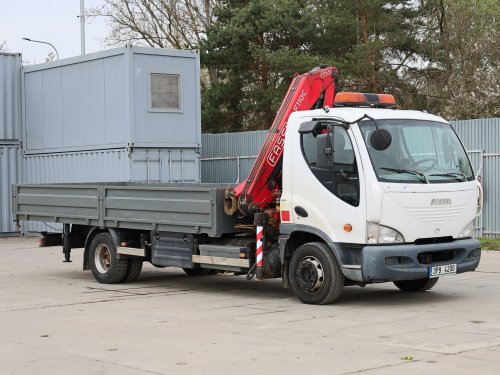 Avia D120, HYDRAULICKÁ RUKA FASSI F110C (MAX. DÉLKA 5,5 METRŮ, MAX. NOSNOST 5,1 TUN), EURO EEV