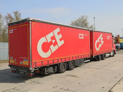 Mercedes-Benz ACTROS 2545+PŘÍVĚS PANAV, TANDEMOVÁ PRŮJEZDNÁ SOUPRAVA, 6X2, 38 PALET, EURO 6, DVOUÚROVŇOVÝ PŘÍZDVIH STŘECHY, ZVED