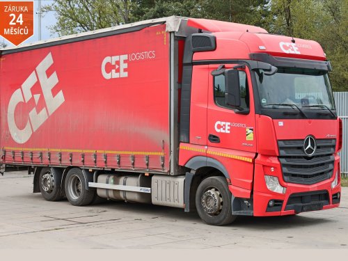 Mercedes-Benz ACTROS 2545, TANDEMOVÁ PRŮJEZDNÁ SOUPRAVA, 6X2, 38 PALET, EURO 6, DVOUÚROVŇOVÝ PŘÍZDVIH STŘECHY, ZVEDACÍ NÁPRAVA