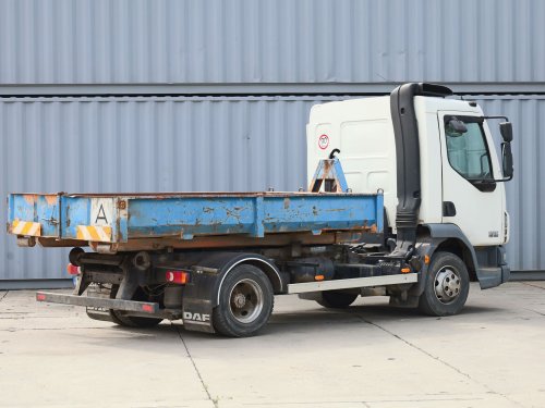 DAF LF 45, EURO 5, VÝŠKA HÁKU 1 METR, SÍLA HÁKU 2,8 TUNY