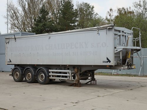 Stas S300CX, 45 CBM, 39 TUN, ZADNÍ VRATA, ZVEDACÍ NÁPRAVA, NÁPRAVY SAF 9 TUN, ZÁNOVNÍ KRYCÍ PLACHTA