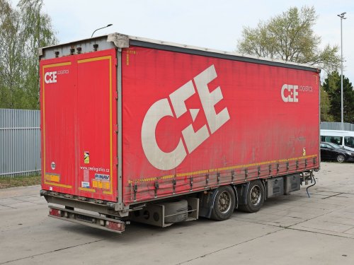 Panav TV018M, TANDEM, 18 TUN, 20 PALET, DVOJÚROVŇOVÝ PŘÍZDVIH STŘECHY, TŘÍSTRANNÁ SHRNOVACÍ PLACHTA