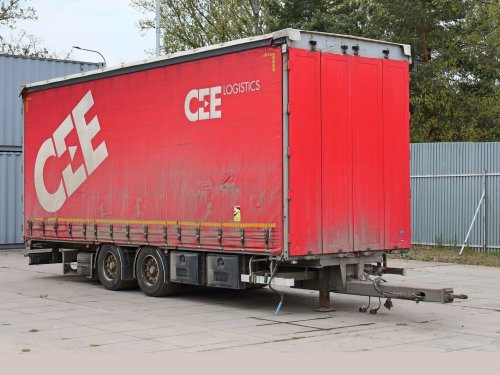 Panav TV018M, TANDEM, 18 TUN, 18 PALET, DVOJÚROVŇOVÝ PŘÍZDVIH STŘECHY, TŘÍSTRANNÁ SHRNOVACÍ PLACHTA