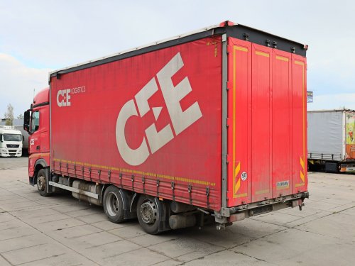 Mercedes-Benz ACTROS 2545, 6X2, 20 PALET, EURO 6, DVOUÚROVŇOVÝ PŘÍZDVIH STŘECHY, ZVEDACÍ NÁPRAVA