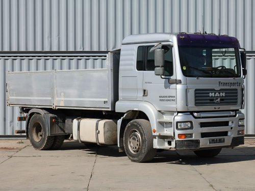 MAN TGA 18.460, S-3, 12 CBM, TŘÍSTRANNÉ SKLÁPĚNÍ, INTARDÉR, NOVÉ ZADNÍ PNEU
