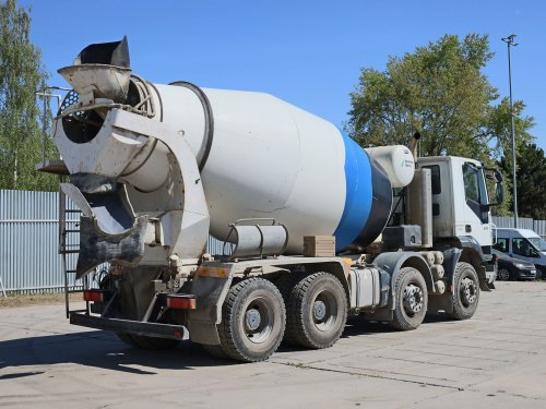 Iveco TRAKKER, BETONMIX, 8x4, 9 CBM, EEV, NOVÉ PNEU