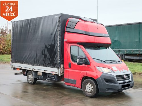 Fiat Ducato 250, HYDRAULICKÉ ČELO, EURO 6, 8 PALET, SHRNOVACÍ PLACHTA, SPACÍ NÁSTAVBA, LBW