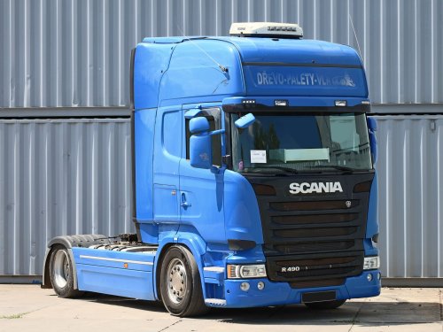 Scania R 490, LOWDECK, TOPLINE, AUTOMAT, EURO 6, RETARDÉR, SERVISOVÁNO