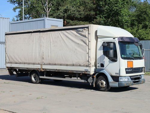 DAF LF45, EURO 5, HYDRAULICKÉ ČELO MBB PALFINGER, 18 PALET, POČET VÁLCŮ 4