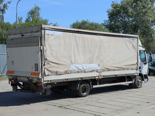 DAF LF45, EURO 5, HYDRAULICKÉ ČELO MBB PALFINGER, 18 PALET, DVOUSTRANNÁ SHRNOVACÍ PLACHTA