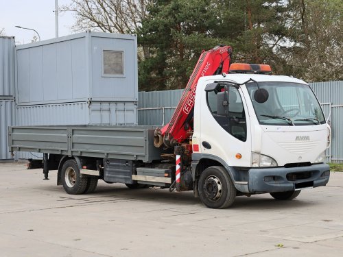 Avia D120, HYDRAULICKÁ RUKA FASSI F110C (MAX. DÉLKA 5,5 METRŮ, MAX. NOSNOST 5,1 TUN), EURO 5 EEV