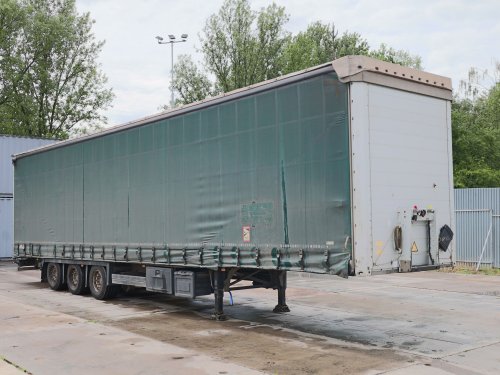 Schmitz CARGOBULL, LOW DECK, 33 PALET, ZVEDACÍ NÁPRAVA, TŘÍSTRANNÁ SHRNOVACÍ PLACHTA