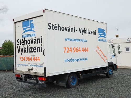 MAN L 2000 8.163, 7,5 TUNY, 12 PALET, NOVÁ STK