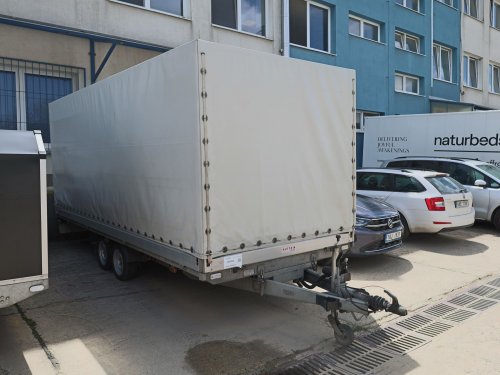 Agados ADAM 15, SKLOPNÝ S PLACHTOU, 8 PALET