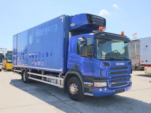 Scania P 230, AGREGÁT CARRIER SUPRA 950 MT (15520 MTH), BOČNÍ DVEŘE, HYDRAULICKÉ ČELO BÄR (MAX 2000 KG)
