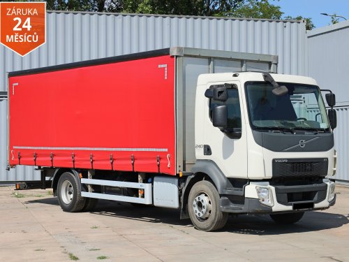 Volvo FL 240, 16 TUN, EURO 6, 16 PALET, TŘÍSTRANNÁ SHRNOVACÍ PLACHTA, PRAVIDELNÝ SERVIS VOLVO