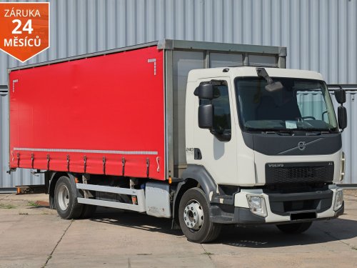 Volvo FL 240, 16 TUN, EURO 6, 16 PALET, TŘÍSTRANNÁ SHRNOVACÍ PLACHTA, PRAVIDELNÝ SERVIS VOLVO