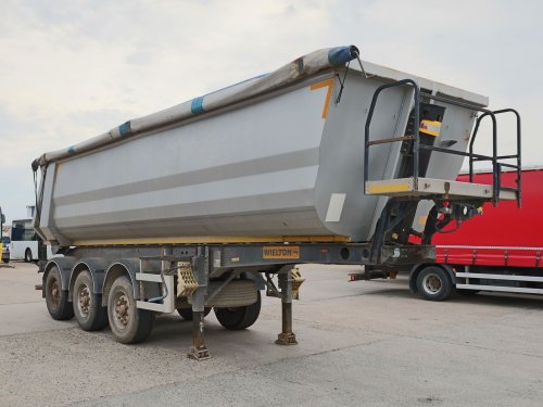 Wielton NW-3, HARDOX, 30 CBM, NÁPRAVY BPW 9 TUN, PO VELIKÉM SERVISU ZA 300 TIS (PÍST, BRZDY, PNEU)